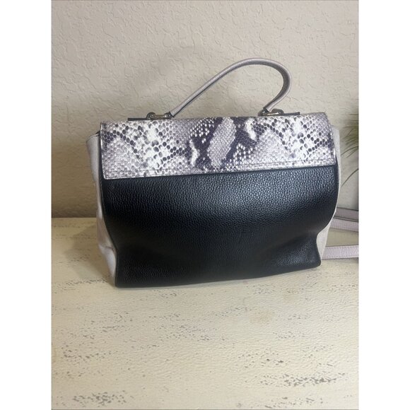 KATE SPADE NEW YORK PYTHON SUEDE MADISON AVENUE Medium Shoulder Bag